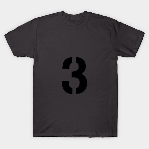 The Three T-Shirt by ben@bradleyit.com